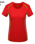 Ray Grace Summer Quick Dry Sport Shirt Men Anti Sweat Hiking Camping Trekking-Classic Canon Store-Women Red-S-Bargain Bait Box