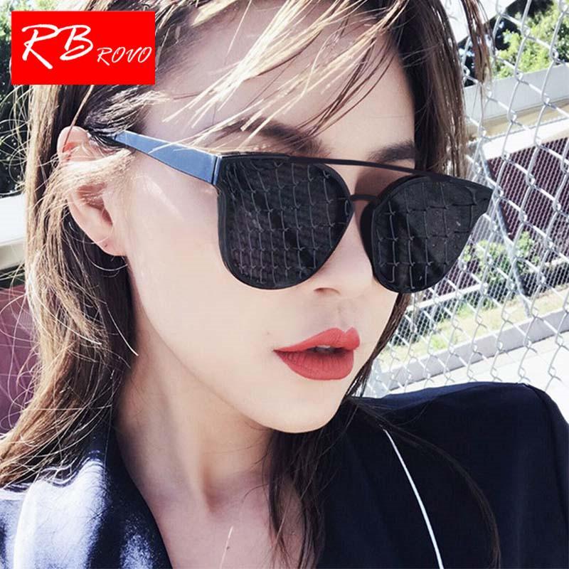 Rbrovo Vintage Butterfly Sunglasses Women Luxury Plastic Ocean Lens Sun-Sunglasses-RBROVO Boutique Store-Black Gray-Bargain Bait Box