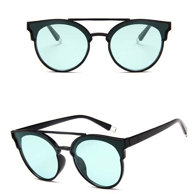 Rbrovo Vintage Butterfly Sunglasses Women Luxury Plastic Ocean Lens Sun-Sunglasses-RBROVO Boutique Store-Black Green-Bargain Bait Box
