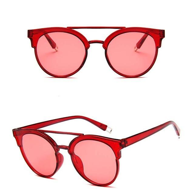 Rbrovo Vintage Butterfly Sunglasses Women Luxury Plastic Ocean Lens Sun-Sunglasses-RBROVO Boutique Store-Red-Bargain Bait Box