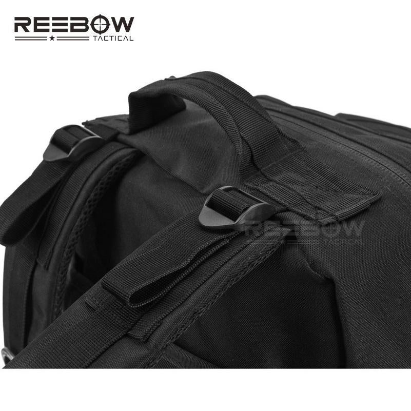 Reebow Tactical Military Backpack Army 3 Day Assault Pack Waterproof Molle Bug-Shop320493 Store-Black with US Flag-Bargain Bait Box