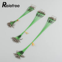 Relefree 60X Pike Card Rolling Swivels Freshwater Fishing Wires Leader Bait Lure-Outdoor Recreation Sport Store-Bargain Bait Box