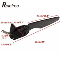 Relefree Kayak Tail Rudder Nylon Glass Fiber For Watercraft Rear Canoe Boat-Kayak Rudders-U & I Store-Bargain Bait Box