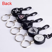 Retractable Tad Quickdraw Key Ring Safety Anti-Lost Badge Recoil Wire Keychain-JOTO-Style 1-Bargain Bait Box