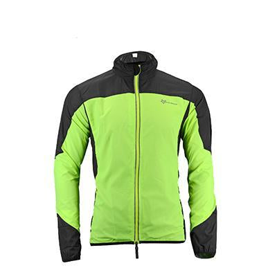 Rockbros Running Jacket Windproof Vest Cycling Sports Raincoat Jersey Hiking-GiantBicycle Store-Black green-S-Bargain Bait Box