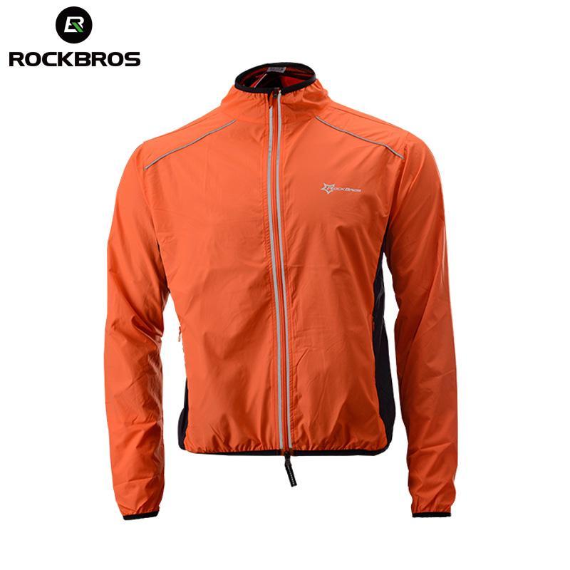 Rockbros Running Jacket Windproof Vest Cycling Sports Raincoat Jersey Hiking-GiantBicycle Store-Jacket Black-S-Bargain Bait Box