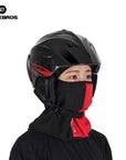 Rockbros Skiing Thermal Bibs Snowboard Windproof Cap Face Mask Hiking Mount-Gobike Store-LF7149-Bargain Bait Box