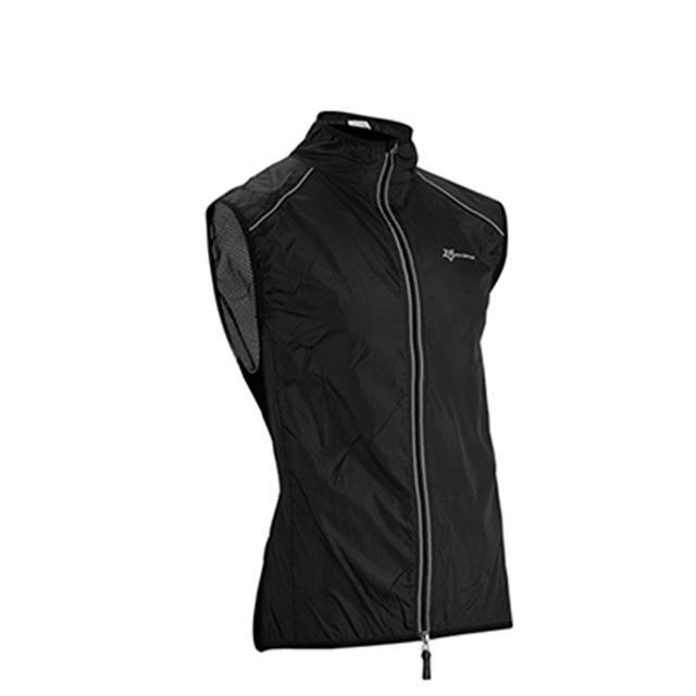Rockbros Soft Multifunction Running Jacket Windcoat Jersey Dust Coat Hiking-Gobike Store-Vest Black-S-Bargain Bait Box