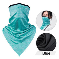 Rockbros Triangle Sport Scarves Ice Fabric Hiking Scarves Breathable Cycling-Gobike Store-Triangle Blue-Bargain Bait Box