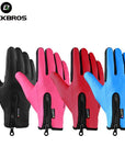 Rockbros Winter Snowboard Anti-Slip Ski Gloves Thermal Waterproof Sreen Skiing-Gobike Store-BK-S-Bargain Bait Box