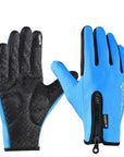 Rockbros Winter Snowboard Anti-Slip Ski Gloves Thermal Waterproof Sreen Skiing-Gobike Store-BL-S-Bargain Bait Box