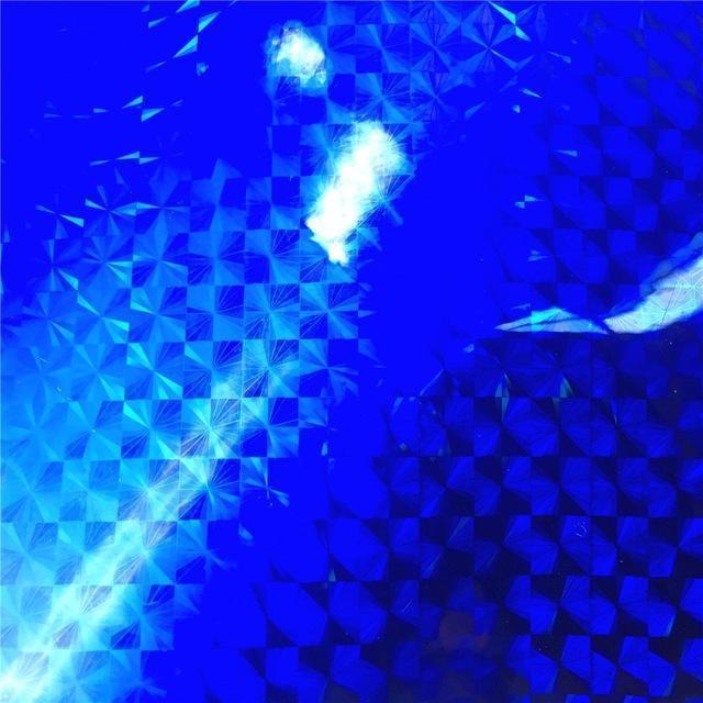 Rompin 7Pcs 10*20Cm Holographic Adhesive Film Flash Tape Lure Making Fly Tying-Rompin Fishing Store-7pcs blue-Bargain Bait Box