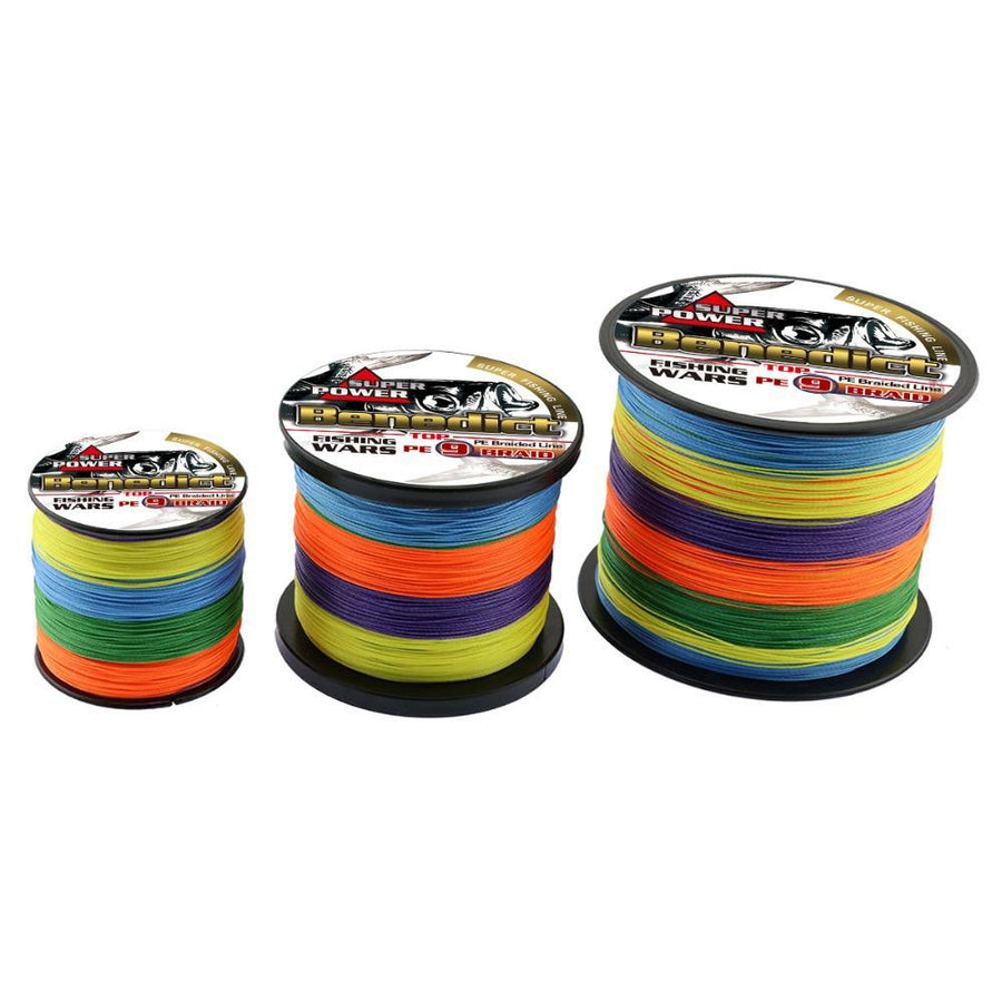 Round Fishing Line 300M Super Pe Braided Line 9 Strands 15Lb-110Lb Strong-ASCON FISH Official Store-White-0.8-Bargain Bait Box