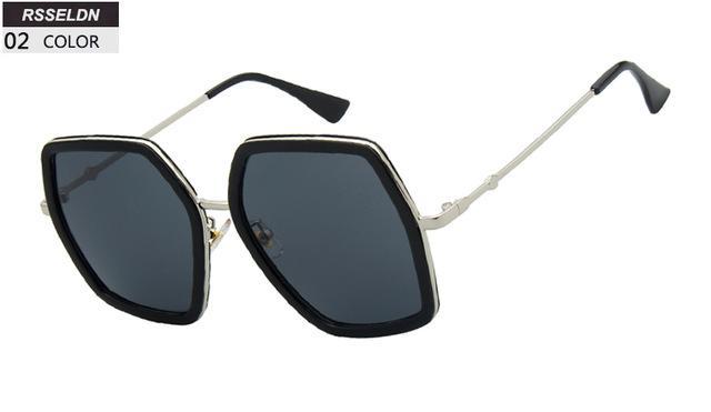 Rsseldn Fashion Hexagon Sunglasses Women Brand Luxury Gradient Lens Sun-Sunglasses-RSSELDN Official Store-02-Bargain Bait Box