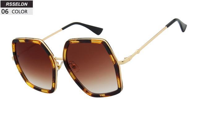 Rsseldn Fashion Hexagon Sunglasses Women Brand Luxury Gradient Lens Sun-Sunglasses-RSSELDN Official Store-06-Bargain Bait Box