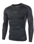 Running T Shirt Men Quick Dry Breathable Short Sleeve Camping Climbing-Chonyun Store-Long sleeve-M-Bargain Bait Box
