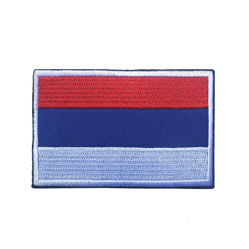 Russia Country Flag Outdoor Tools 3D Embroidery Hook Loop Fasten Cloth-explore world Store-1-Bargain Bait Box