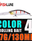 Russian Trolling Bait 17G/130Mm Pesca Fishing Lure Wobblers Minnow Hard Bait-A Fish Lure Wholesaler-COLOR4-Bargain Bait Box