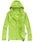 S Jacket Windbreaker Waterproof And Windproof Jackets Camping Clothes Thin-Rain Coats-Bargain Bait Box-Light Green-XS-Bargain Bait Box