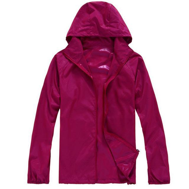 S Jacket Windbreaker Waterproof And Windproof Jackets Camping Clothes Thin-Rain Coats-Bargain Bait Box-Purple-XS-Bargain Bait Box