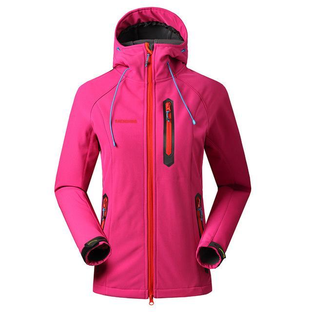 Saenshing Outdoor Softshell Jacket Women Windproof Waterproof Jacket Polyester-Bright shop-L3A2063-S-Bargain Bait Box