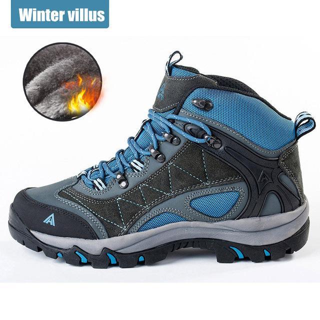 Sale Hiking Shoes Men Winter Sapatilhas Mulher Trekking Boots Climbing Shoes-DHCT SPORTS1 Store-Gray Plush lovers-5-Bargain Bait Box