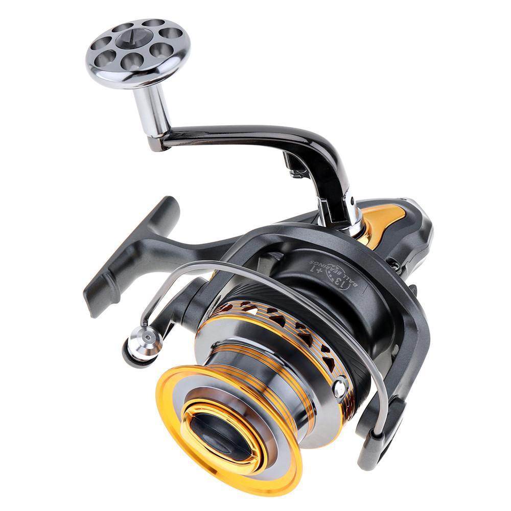 Sales Aluminum Spool Spinning Fishing Reel 6000/7000 Series 13+1 Ball Bearings-Spinning Reels-AgileDragon Outdoor Equipment Store-6000 Series-Bargain Bait Box