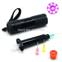 Sams Fishing 9 Leds Fly Tying Kits Uv Light Torch And Clear Adhesive Cure Glue-SAMSFX Official Store-Bargain Bait Box