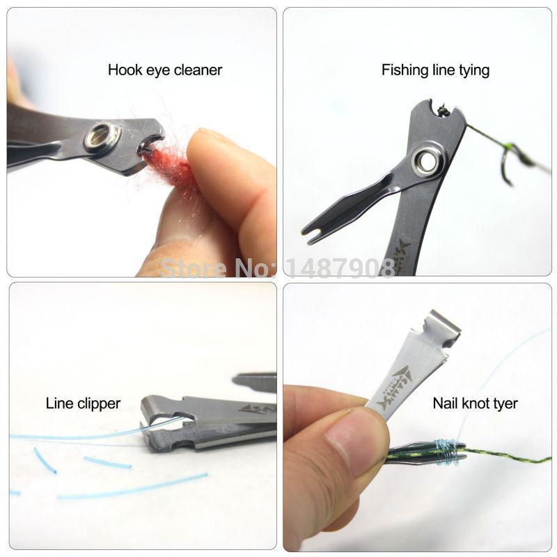 Samsfx Fly Fishing Nippers Line Cutter Clipper Tie Fast Nail Knot Tying Tool-SAMSFX Official Store-Bargain Bait Box