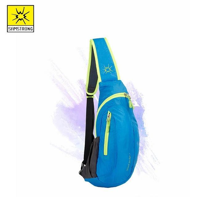 Samstrong 7L Crossbody Bag Chest Pack Men Women Sport Bags Outdoor Shoulder-SAMSTRONG Official Store-Blue-Bargain Bait Box