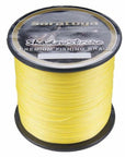 Saratoga 8 Strands 100% Pe Braided Fishing Line Multifiament Fishing Wire-AGEPOCH Fishing Tackle Co., Ltd.-Yellow-0.6-Bargain Bait Box