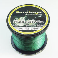 "Saratoga" Brand 8 Strand 300M 15Lb 0.18Mm Moss Green Braid Fishing Line-AGEPOCH Fishing Tackle Co., Ltd.-Bargain Bait Box