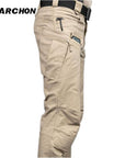 S.Archon Ix7 Outdoor Sports Camping Riding Hiking Tactical Pants Men Trousers-Climbers Outdoor Store-khaki-S-Bargain Bait Box