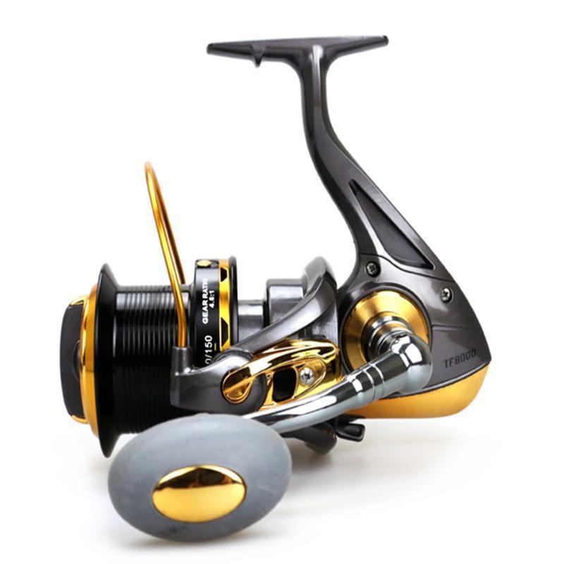 Sea Fishing Reel 12Bb+1Rb Surfcasting Fishing Reel Long Distant Wheel For-Spinning Reels-Sports fishing products-8000 Series-Bargain Bait Box