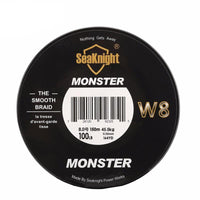 Seaknight 150 M Monster W8 Fishing Line Braided Pe Multifilament Line 8 Stands-Sequoia Outdoor Co., Ltd-HiVis Yellow-1.0-Bargain Bait Box