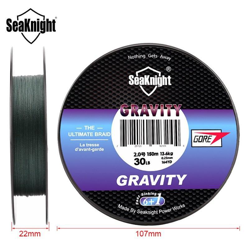 Seaknight Gravity 150M 20-40Lb Fast Sinking Fishing Line 7 Strands Braided-Angler &amp; Cyclist&#39;s Store-1.0-Bargain Bait Box