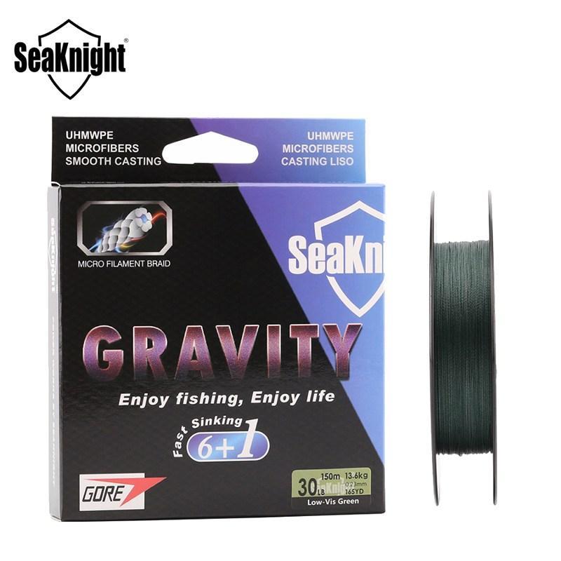 Seaknight Gravity 150M 20-40Lb Fast Sinking Fishing Line 7 Strands Braided-Angler &amp; Cyclist&#39;s Store-1.0-Bargain Bait Box