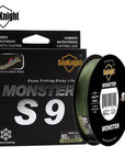 Seaknight Monster S9 300M 30-100Lb Pe Multifilament Fishing Line 9 Strand Weaves-Angler & Cyclist's Store-1.0-Bargain Bait Box