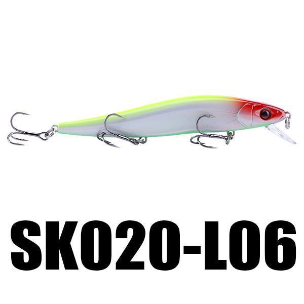 Seaknight Sk020 Fishing Lure 1Pc Minnow 14G 110Mm 0-1M Depth Wobbling Minnow-SeaKnight Official Store-L06 1PC-Bargain Bait Box