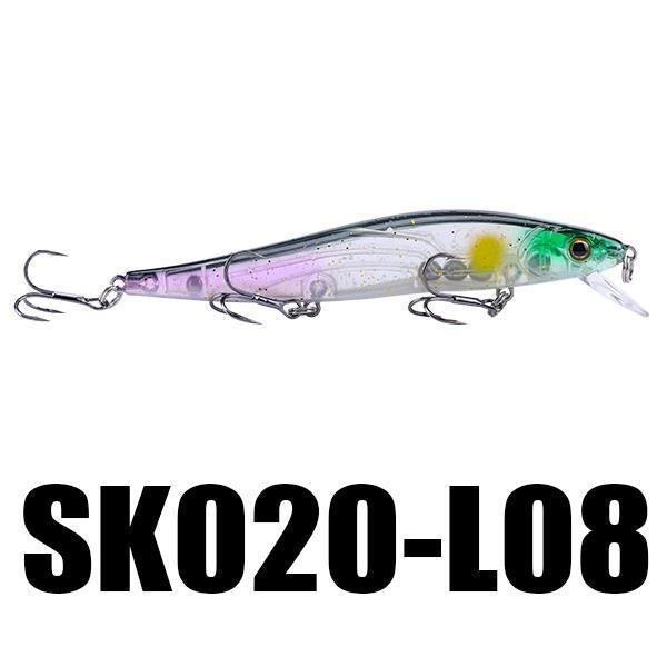 Seaknight Sk020 Fishing Lure 1Pc Minnow 14G 110Mm 0-1M Depth Wobbling Minnow-SeaKnight Official Store-L08 1PC-Bargain Bait Box