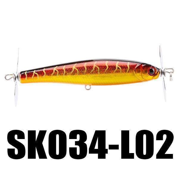 Seaknight Sk034 Pencil Fishing Lure 1Pc Fishing Bait 14.5G 90Mm Top Water Lure-SeaKnight Fishing Tackle Co.,Ltd-Color L02-Bargain Bait Box