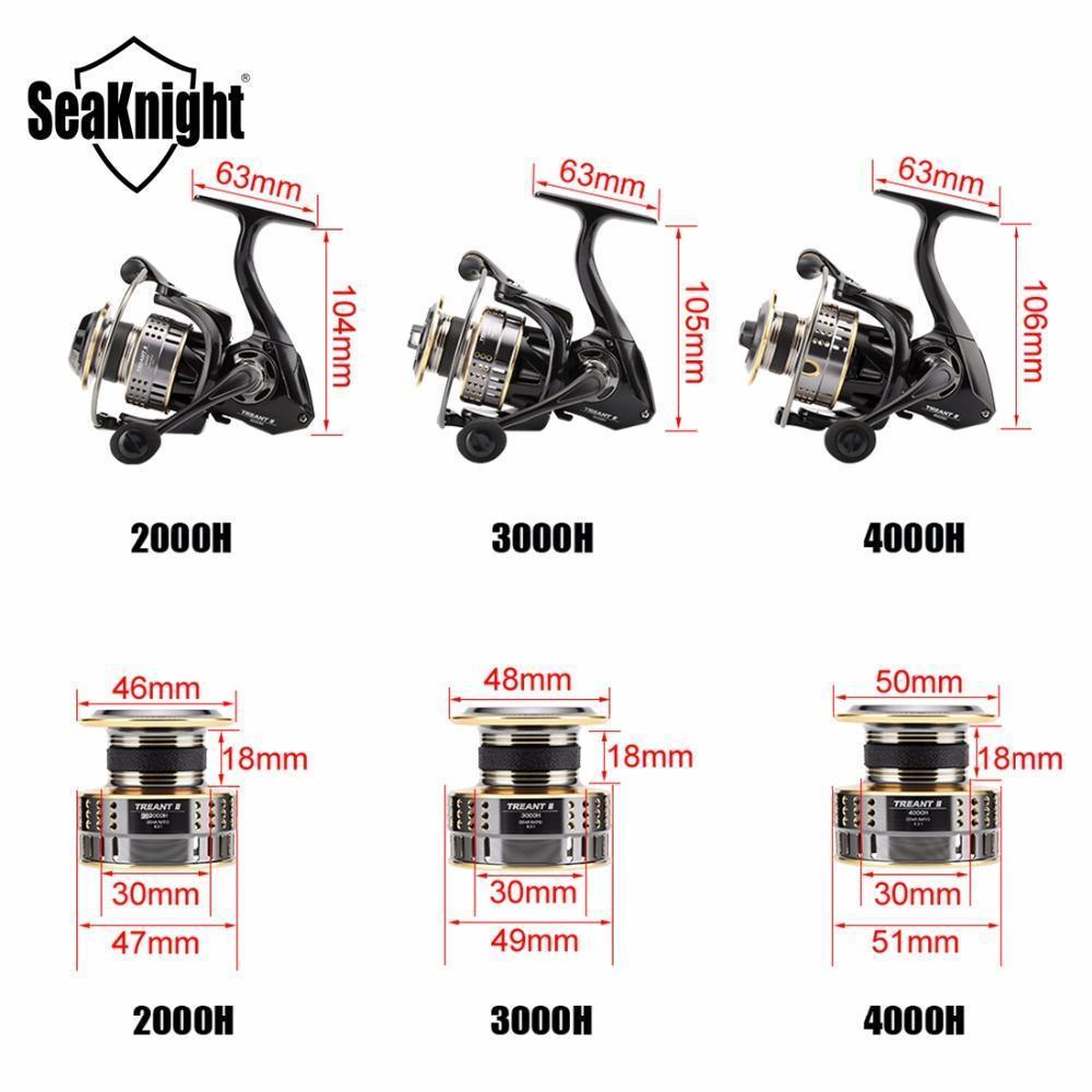 Seaknight Treant Ii 6.2:1 High Speed Fishing Reel 2000H 3000H 4000H Spinning-SeaKnight Official Store-2000 Series-Bargain Bait Box