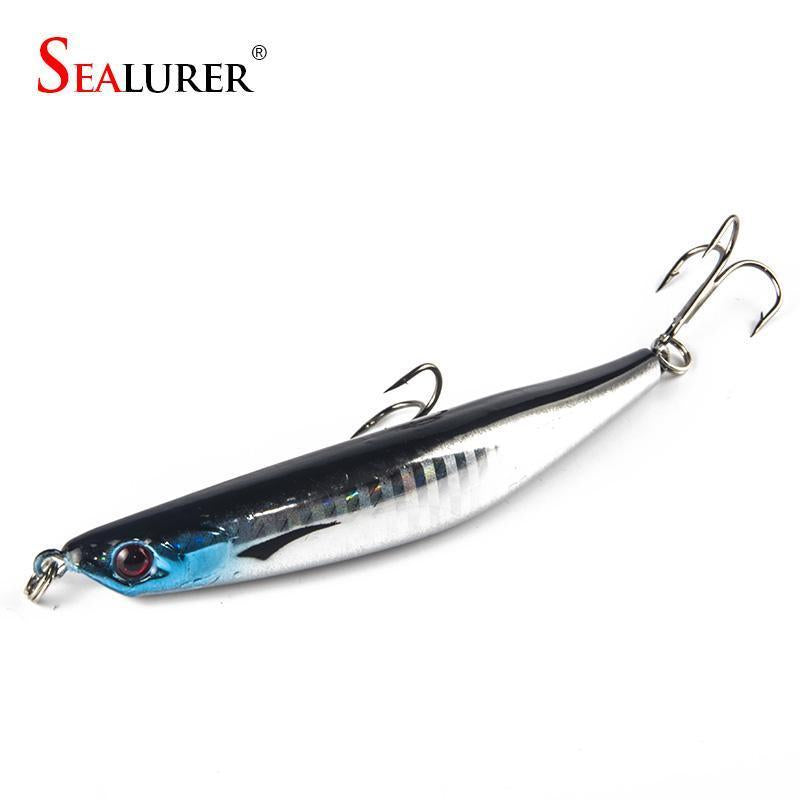 Sealurer 1Pcs Lifelike Fishing Hard Minnow Lure Surface Dying Fish Bait 7.5G 9Cm-Shop1513314 Store-A-Bargain Bait Box