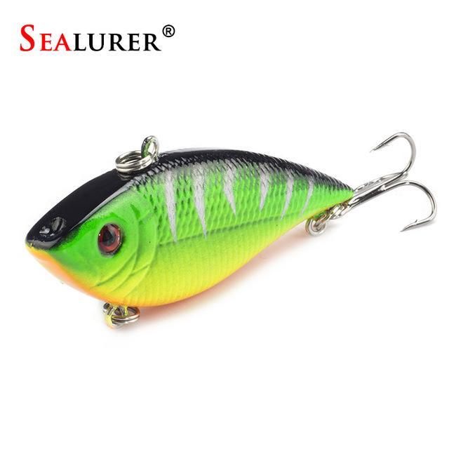 Sealurer 1Pcs Vib Fishing Lure 7Cm 10.5G Pesca Wobbler Crankbait Artificial-Shop1513314 Store-D-Bargain Bait Box
