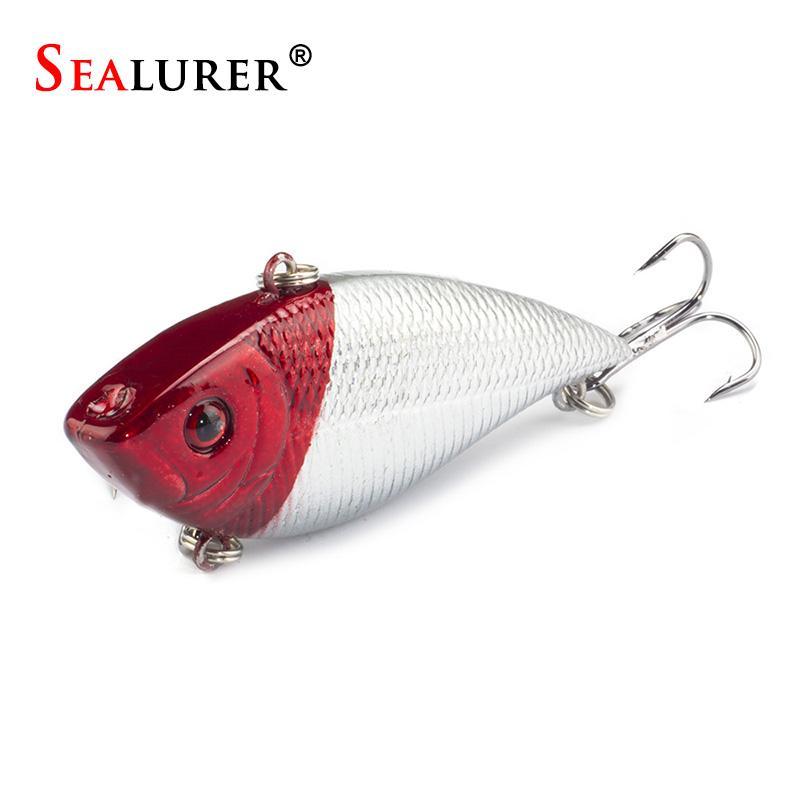 Sealurer 5Pcs Fishing Sinking Vib Lure 11G 7Cm Vibration Vibe Rattle Hooks Baits-SEALURER Official Store-Bargain Bait Box
