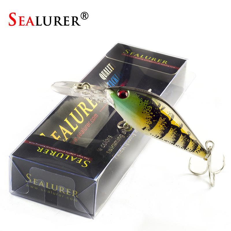 Sealurer Boxed 1Pcs/Lot Fishing Lures Float Crankbait Minnow High Quality Tackle-SEALURER Official Store-C66A-Bargain Bait Box