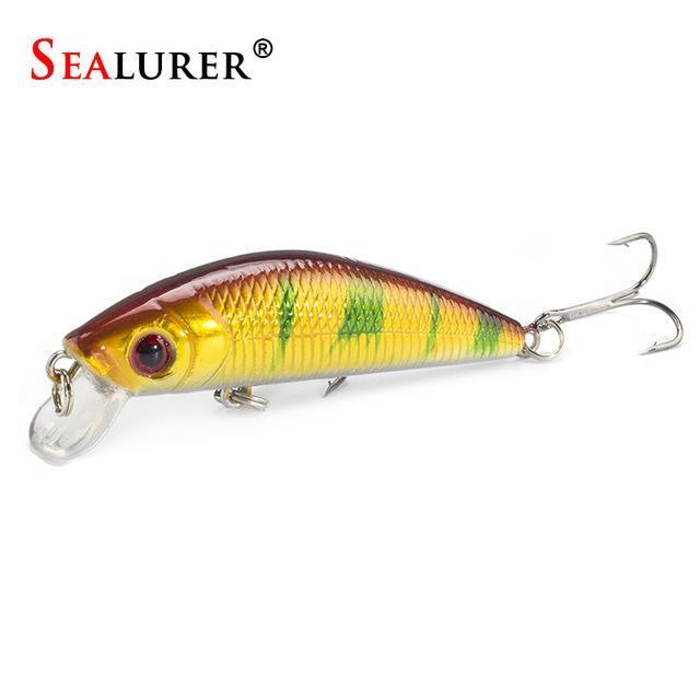 Sealurer Brand Lifelike Minnow Fishing Lure 7Cm 8.5G 6# Hooks Fish Wobbler-SEALURER Perpetual Store-A-Bargain Bait Box