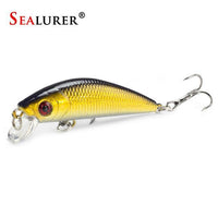 Sealurer Brand Lifelike Minnow Fishing Lure 7Cm 8.5G 6# Hooks Fish Wobbler-SEALURER Perpetual Store-G-Bargain Bait Box
