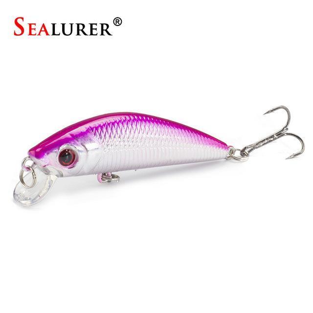 Sealurer Brand Lifelike Minnow Fishing Lure 7Cm 8.5G 6# Hooks Fish Wobbler-SEALURER Perpetual Store-I-Bargain Bait Box