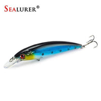 Sealurer Floating Wobbler Laser Minnow Fishing Lure 11Cm 13.5G Artificial-Shop1513314 Store-I-Bargain Bait Box